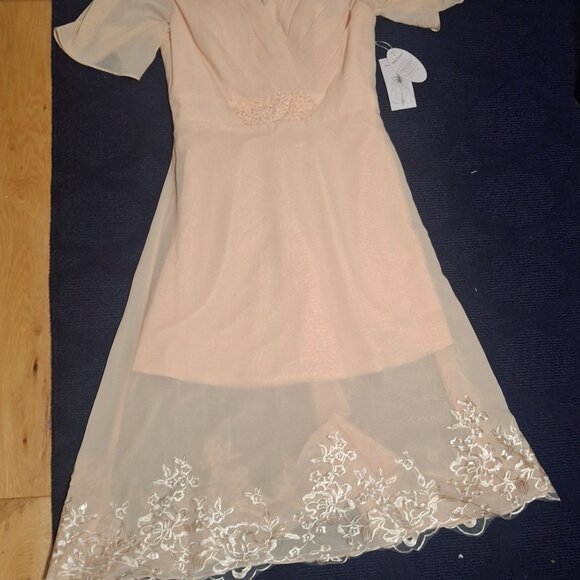 Champagne Bridesmaid Dress - Picture 4 of 4